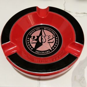 262 Round Red Cigar Ashtray